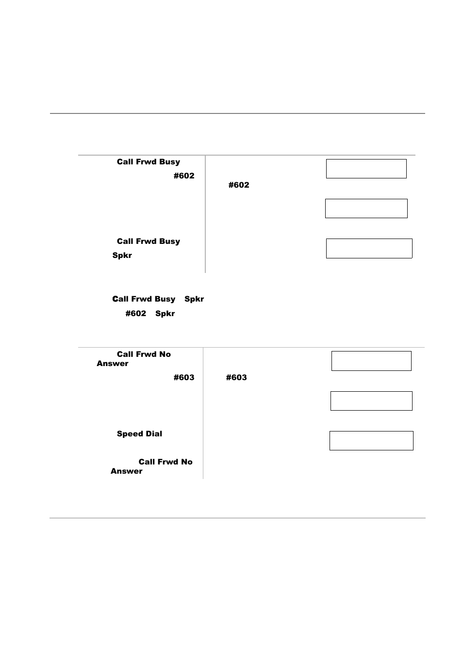 Call forward–busy, Call forward–no answer, Call forward–busy call forward–no answer | Toshiba Strata CT DKT2510-FSD User Manual | Page 45 / 196