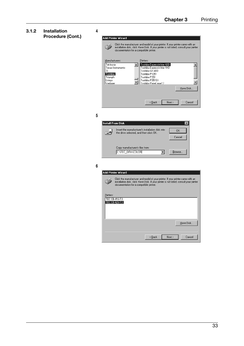 Toshiba TEC CB-426-T3-QQ User Manual | Page 41 / 122