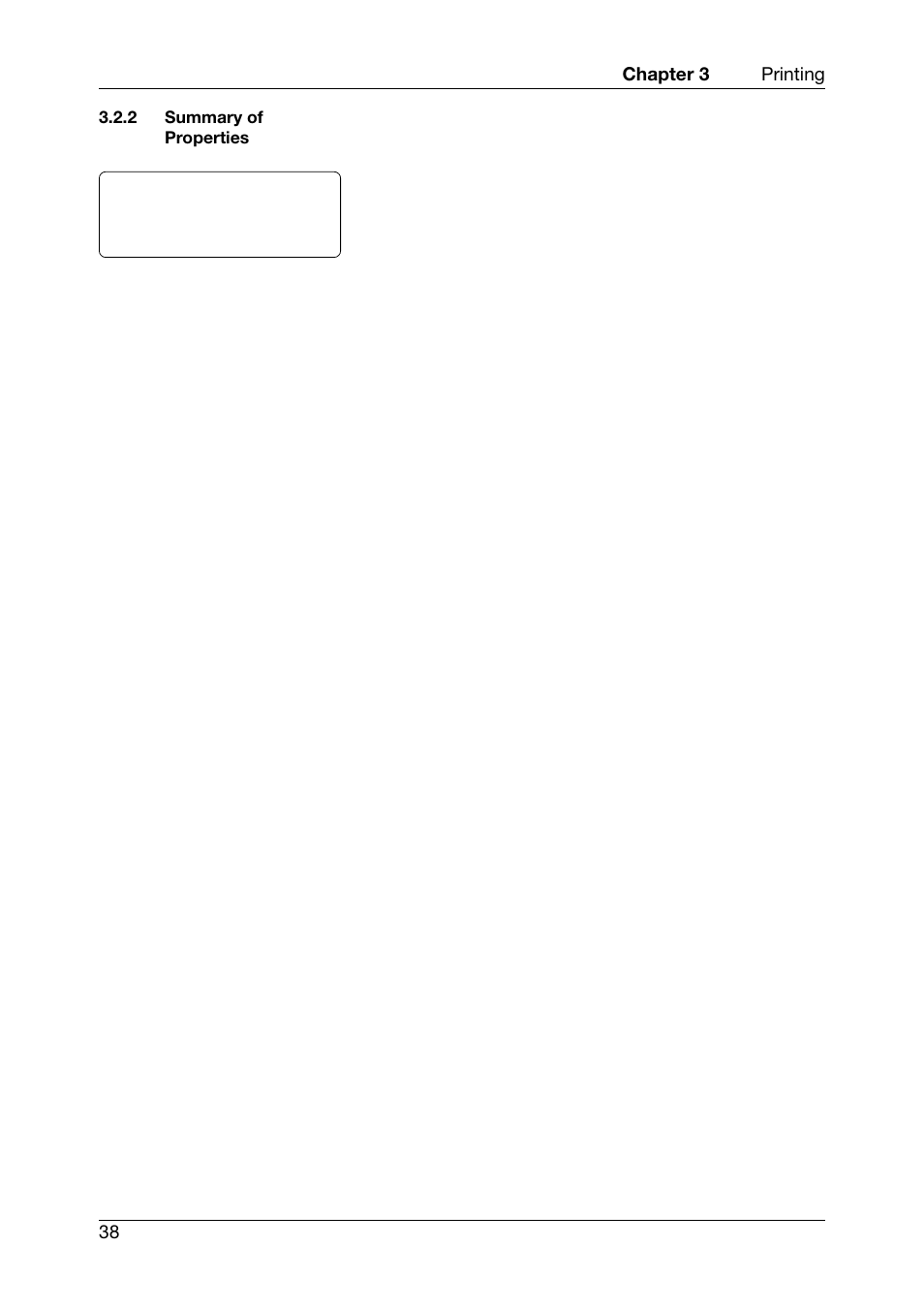 Summary of properties | Toshiba TEC CB-426-T3-QQ User Manual | Page 46 / 122