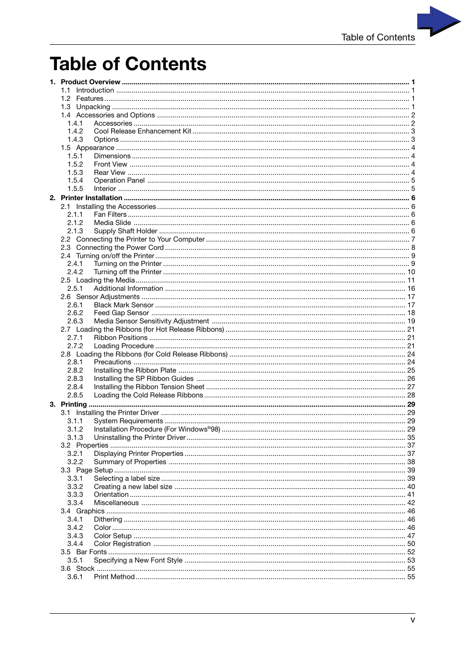 Toshiba TEC CB-426-T3-QQ User Manual | Page 7 / 122