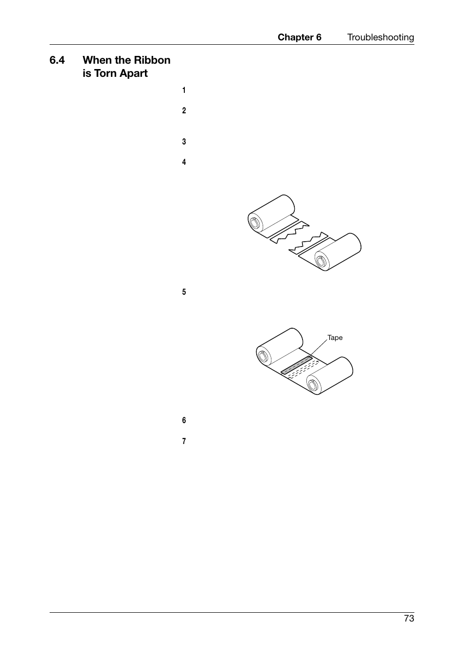 4 when the ribbon is torn apart | Toshiba TEC CB-426-T3-QQ User Manual | Page 81 / 122