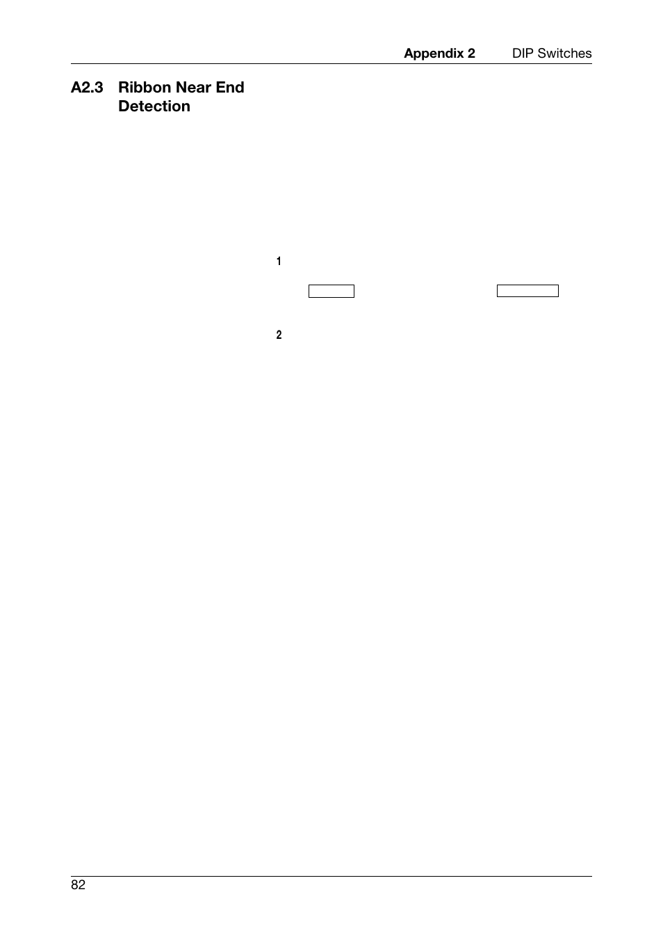 A2.3 ribbon near end detection | Toshiba TEC CB-426-T3-QQ User Manual | Page 90 / 122