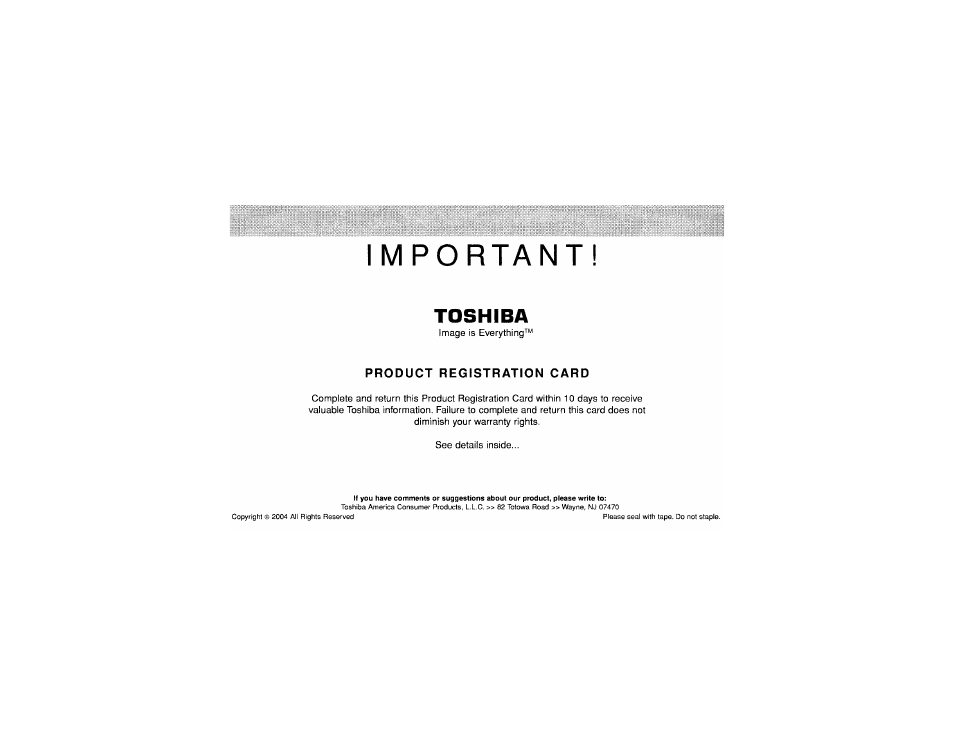 Toshiba | Toshiba 32HLX95 User Manual | Page 105 / 106