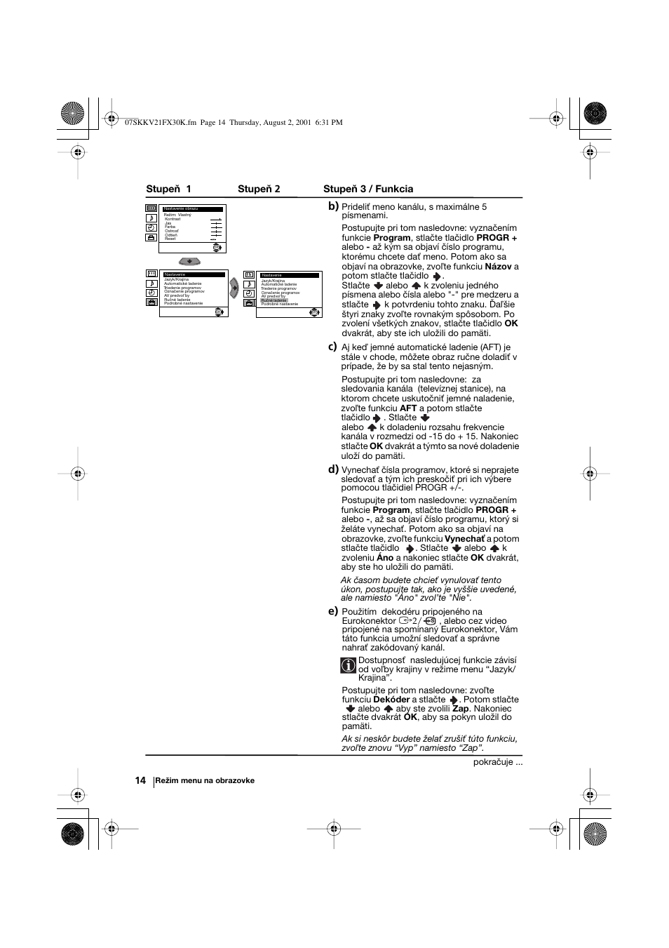 Sony KV-21FX30K User Manual | Page 127 / 135