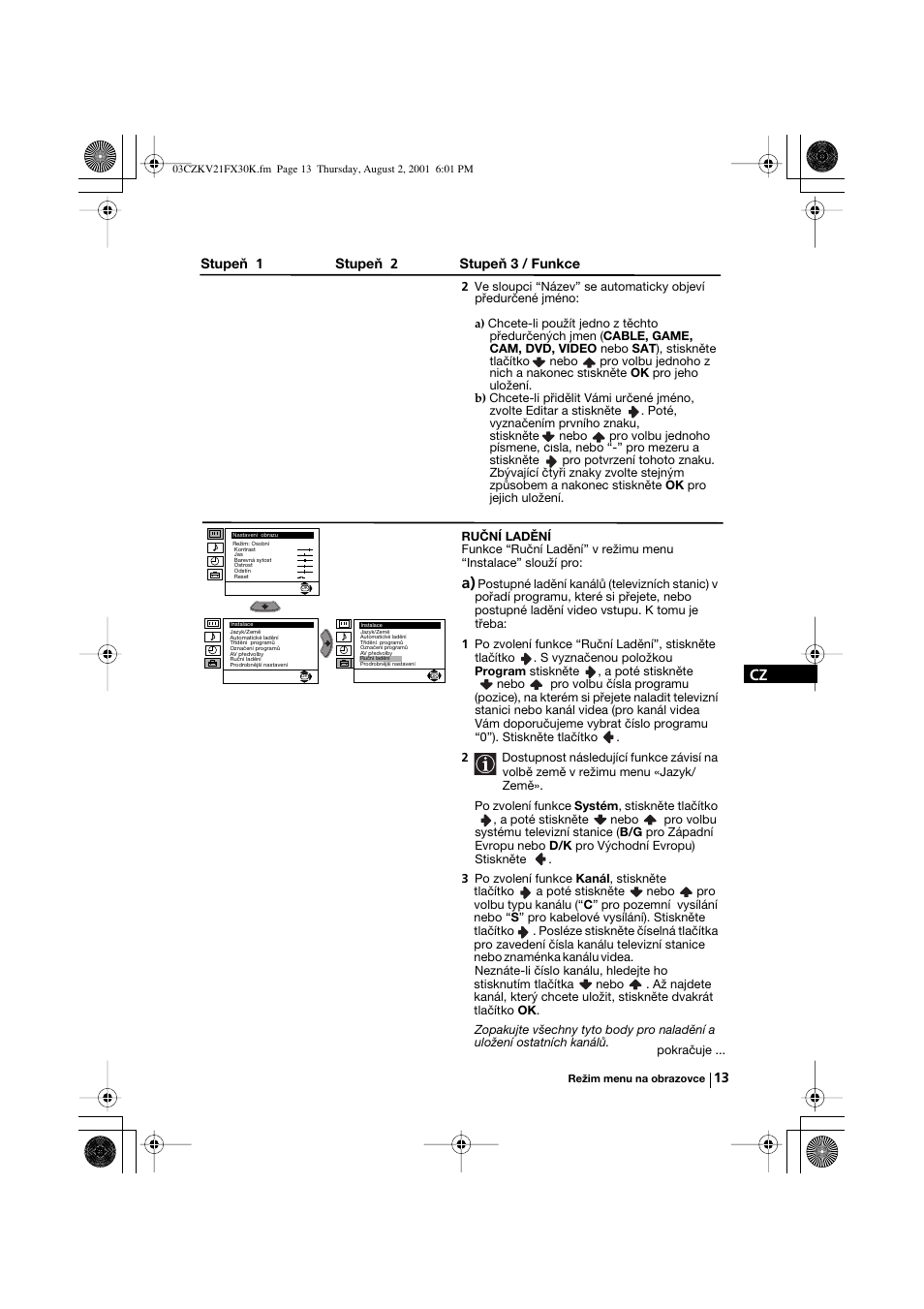Sony KV-21FX30K User Manual | Page 50 / 135