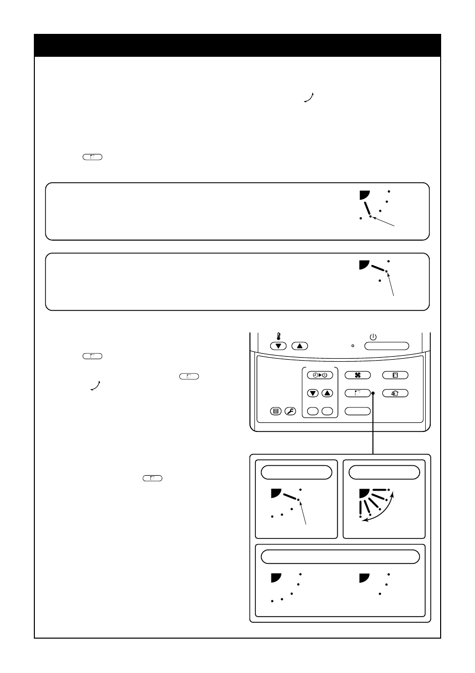 Adjustment of wind direction, How to set up the wind direction, How to start swinging | How to stop swinging | Toshiba RAV-SM1102AT-E User Manual | Page 11 / 18
