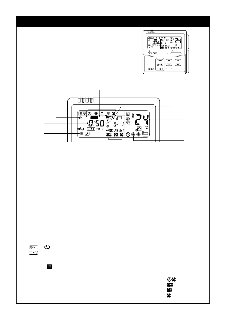 Parts name of remote controller | Toshiba RAV-SM1102AT-E User Manual | Page 7 / 18