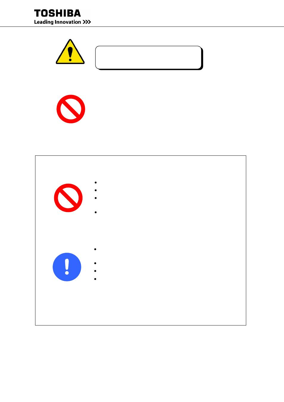 1 safety precautions, Safety precautions, Warning 2 | Toshiba Uninterruptible Power System G9000 User Manual | Page 13 / 104