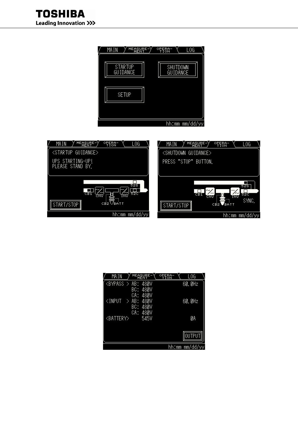 Toshiba Uninterruptible Power System G9000 User Manual | Page 39 / 104