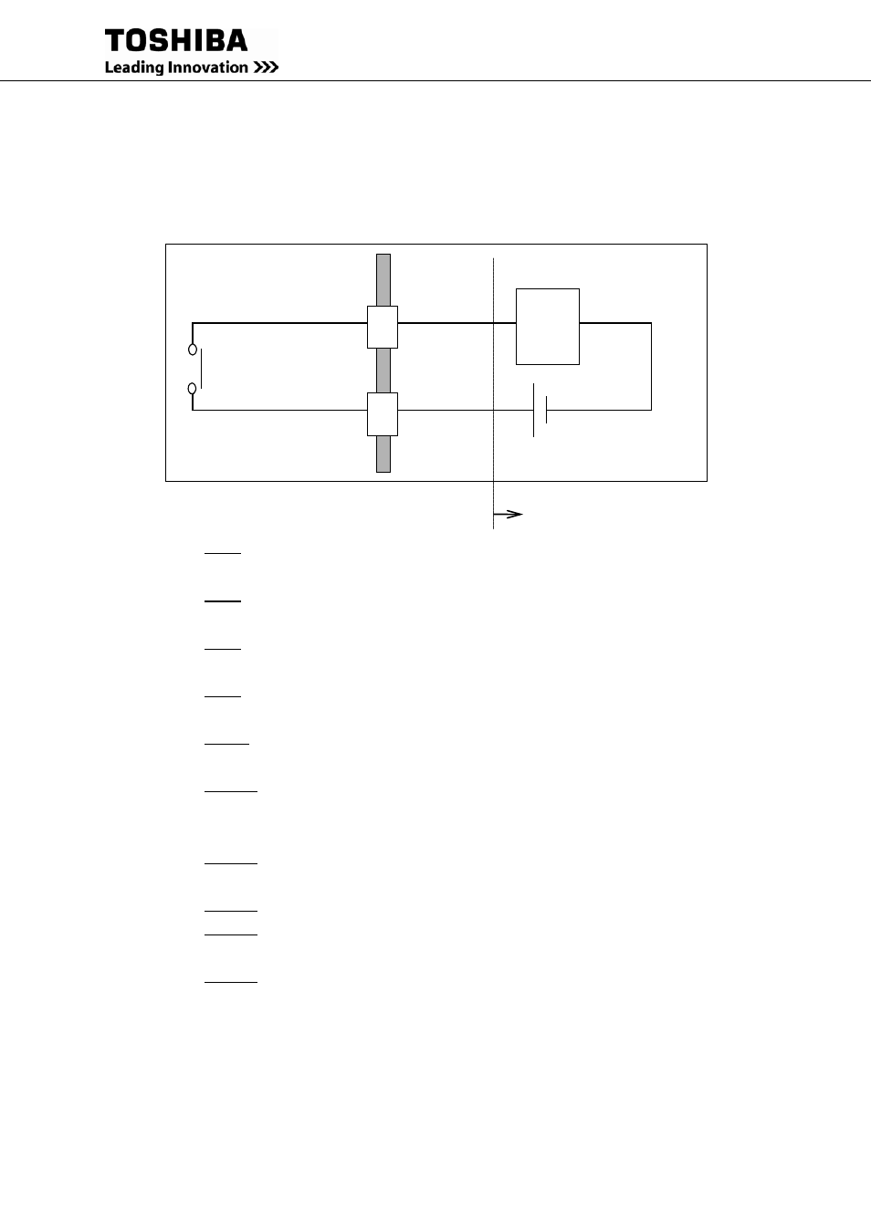 Terminal, Ups cabinet, External to ups | Cabinet, Relay, Coil, Nec class 2, Power source, Contact | Toshiba Uninterruptible Power System G9000 User Manual | Page 46 / 104