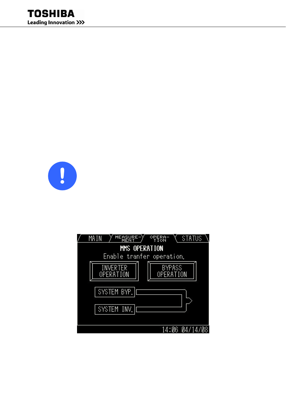Toshiba Uninterruptible Power System G9000 User Manual | Page 83 / 104