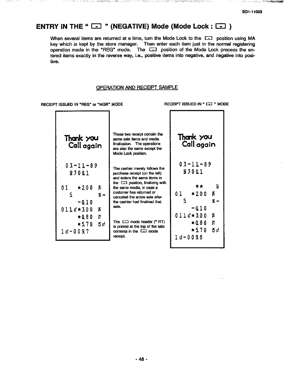 Coli again, 01li!*3loo, A i o | A i o * 0 8 0, L d - 0 0 9 8 | Toshiba MA-216-100 SERIES User Manual | Page 51 / 84