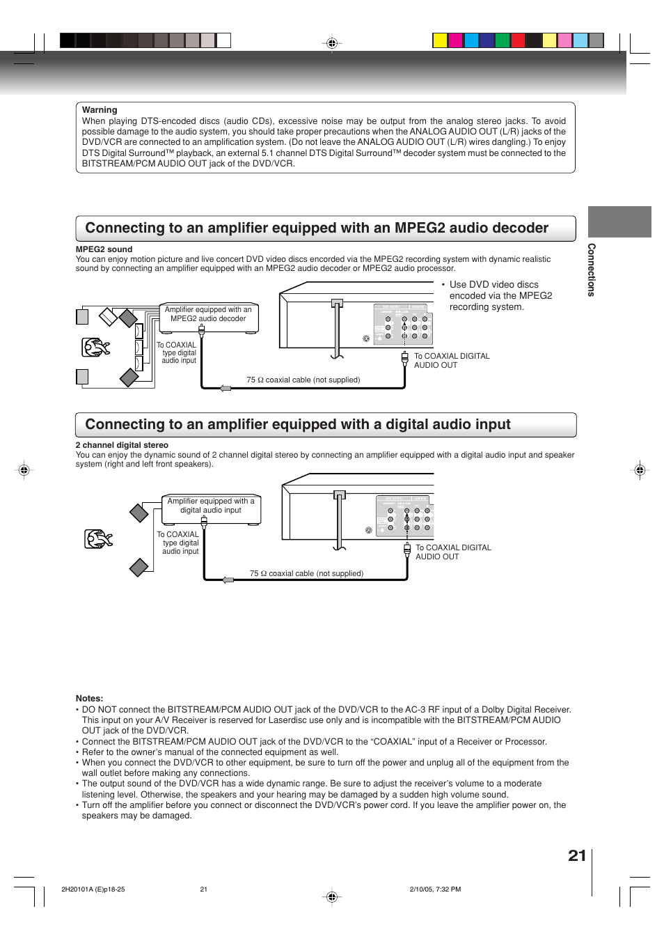 Toshiba CASSETTE RECORDER SD-V393SU User Manual | Page 21 / 68