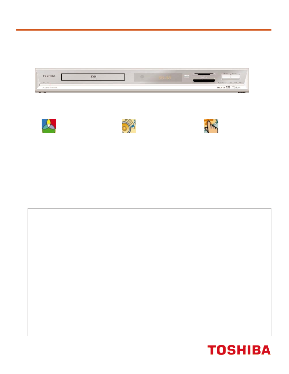 Toshiba SD-6980 User Manual | 2 pages