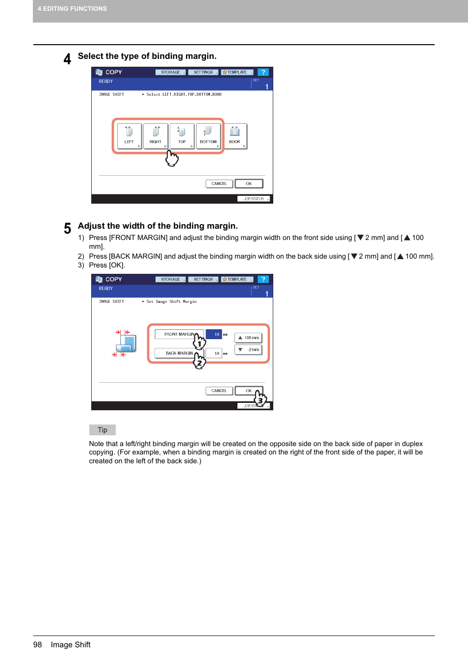 Toshiba MULTIFUNCTIONAL DIGITAL COLOR SYSTEMS 6520C User Manual | Page 100 / 210