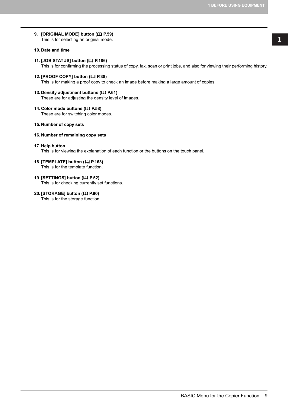 Toshiba MULTIFUNCTIONAL DIGITAL COLOR SYSTEMS 6520C User Manual | Page 11 / 210