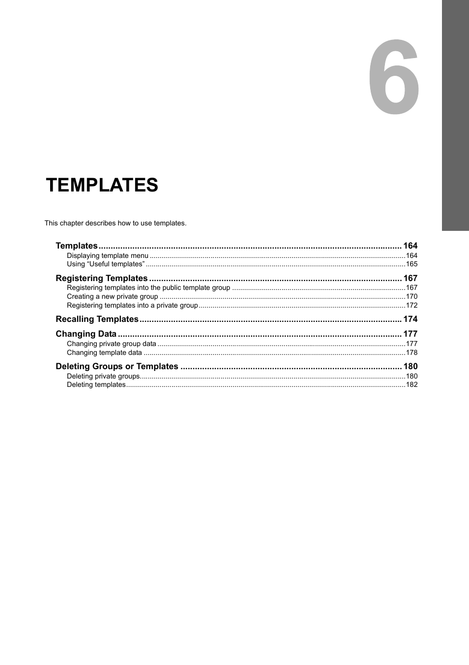 Templates, Chapter 6, P.163) | Toshiba MULTIFUNCTIONAL DIGITAL COLOR SYSTEMS 6520C User Manual | Page 165 / 210