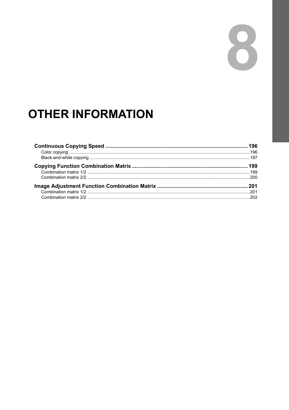 Other information, Chapter 8 | Toshiba MULTIFUNCTIONAL DIGITAL COLOR SYSTEMS 6520C User Manual | Page 197 / 210