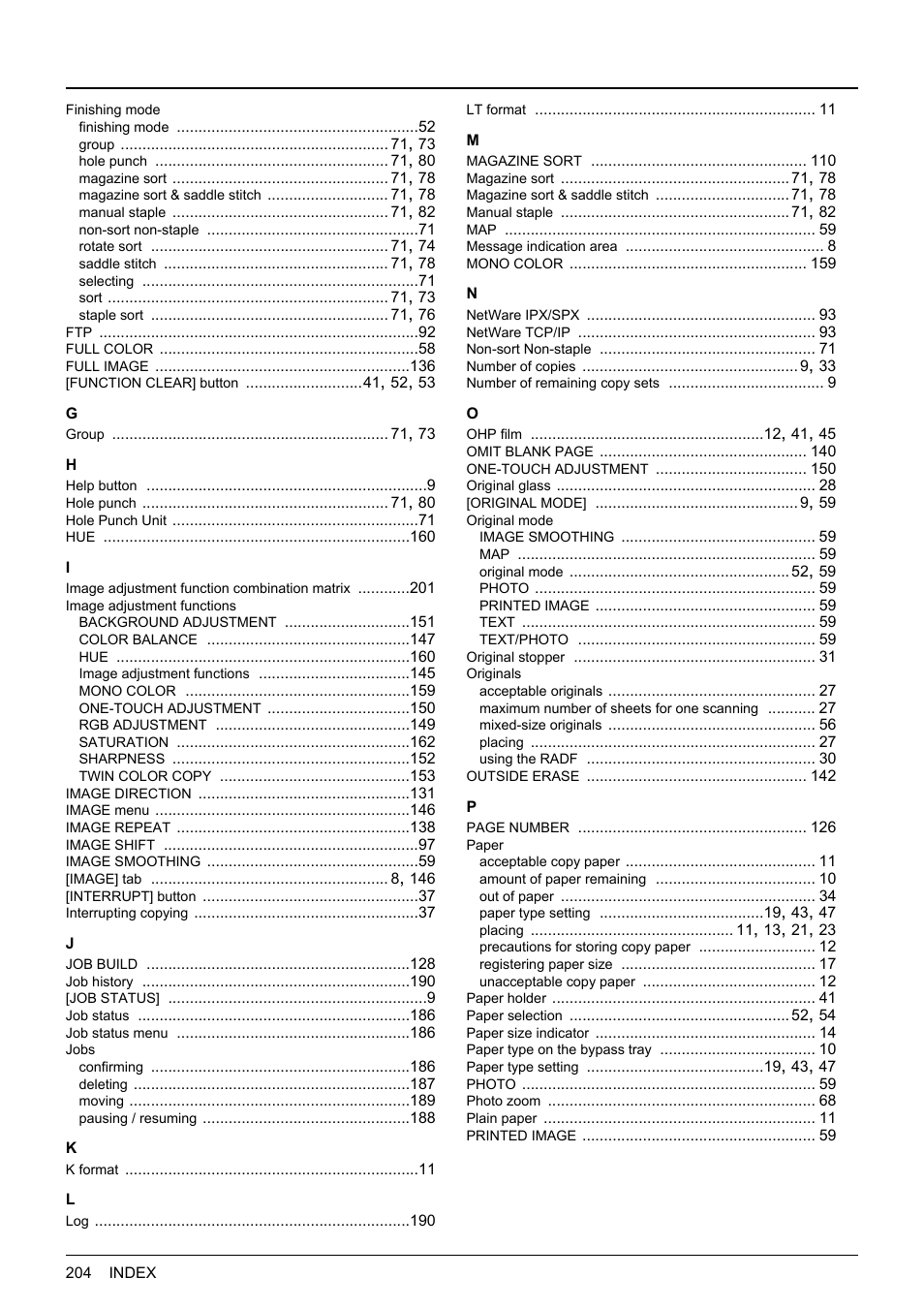 Toshiba MULTIFUNCTIONAL DIGITAL COLOR SYSTEMS 6520C User Manual | Page 206 / 210