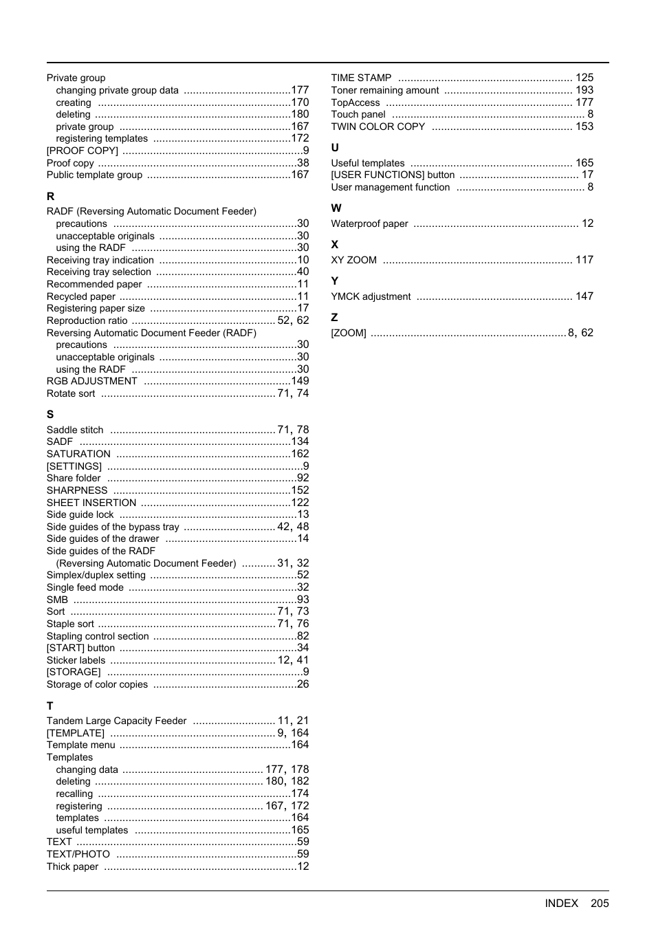 Toshiba MULTIFUNCTIONAL DIGITAL COLOR SYSTEMS 6520C User Manual | Page 207 / 210