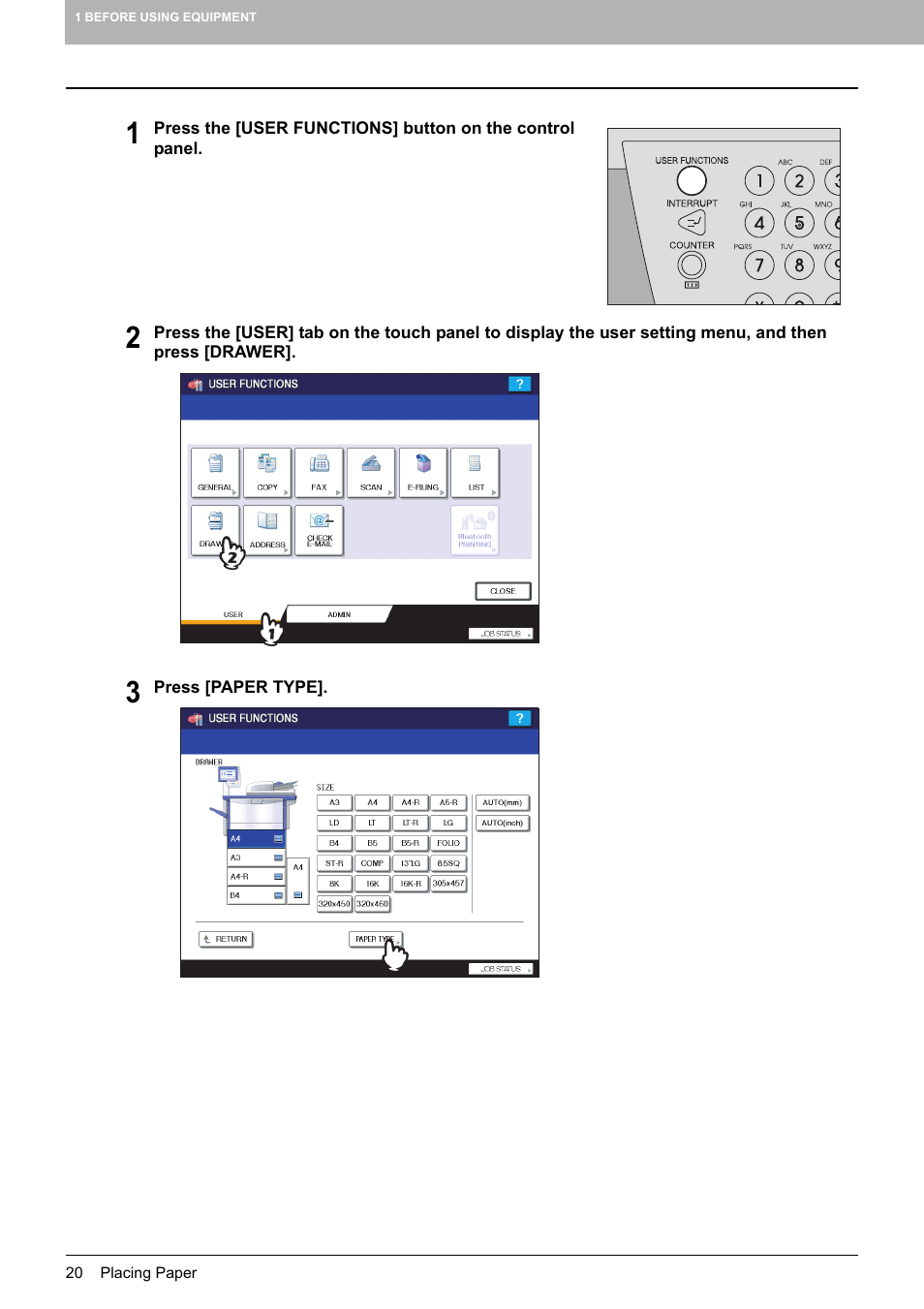 Toshiba MULTIFUNCTIONAL DIGITAL COLOR SYSTEMS 6520C User Manual | Page 22 / 210