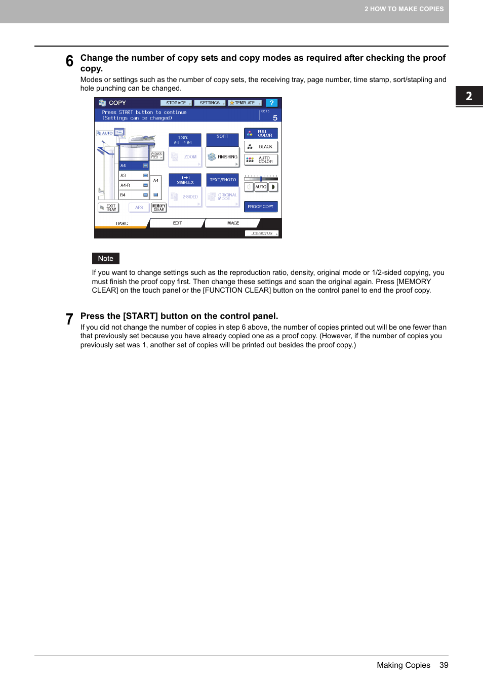 Toshiba MULTIFUNCTIONAL DIGITAL COLOR SYSTEMS 6520C User Manual | Page 41 / 210