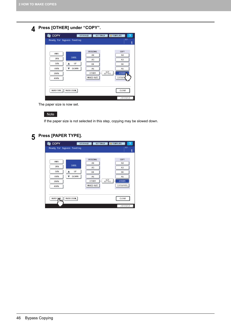 Toshiba MULTIFUNCTIONAL DIGITAL COLOR SYSTEMS 6520C User Manual | Page 48 / 210
