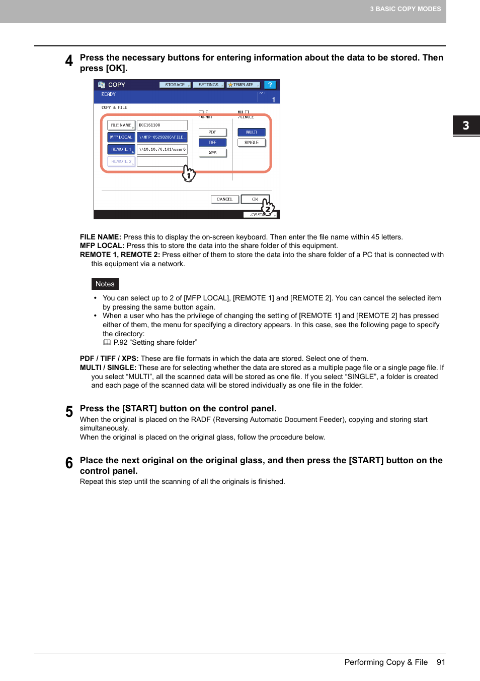 Toshiba MULTIFUNCTIONAL DIGITAL COLOR SYSTEMS 6520C User Manual | Page 93 / 210