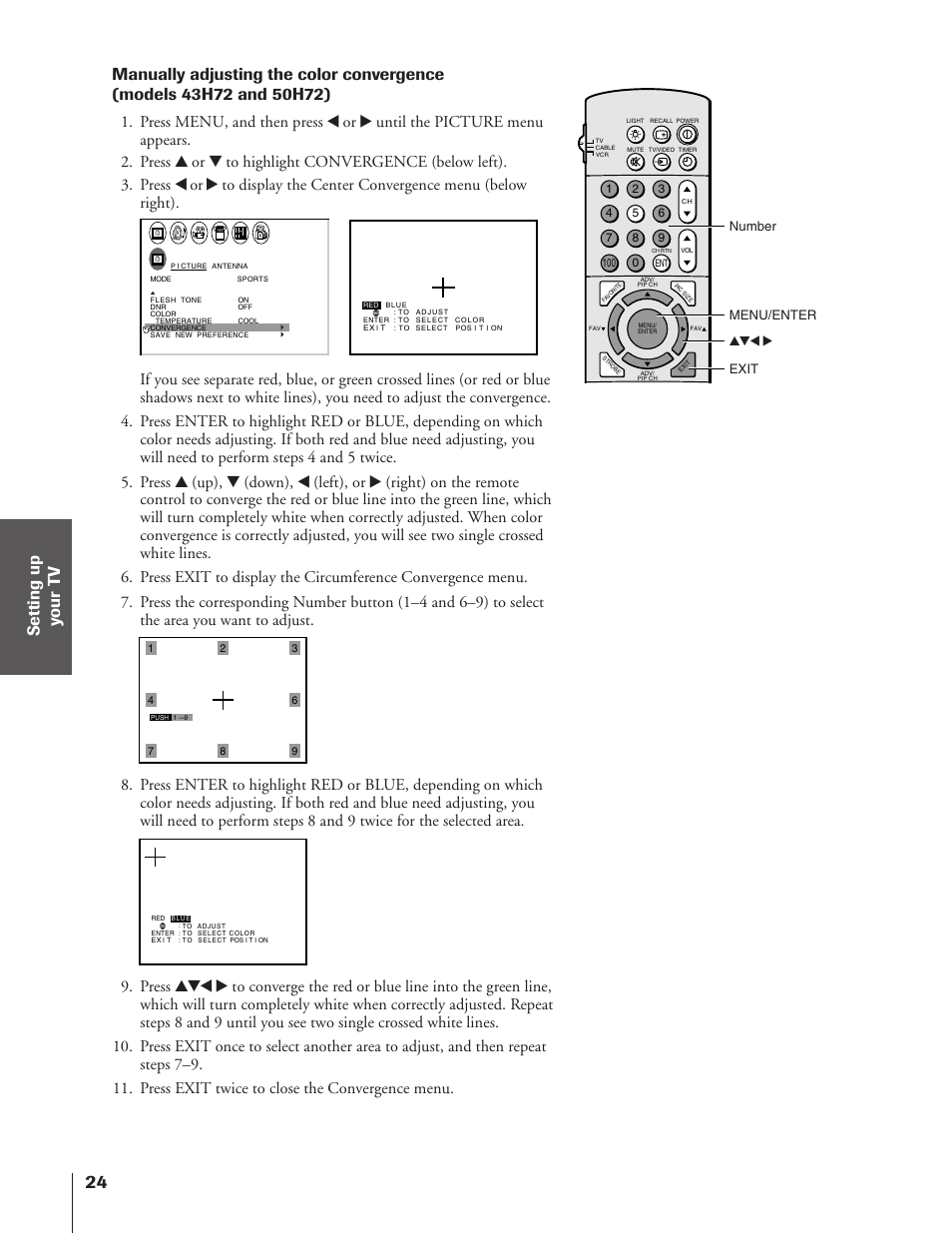 Toshiba TheaterView 43H72 User Manual | Page 24 / 56