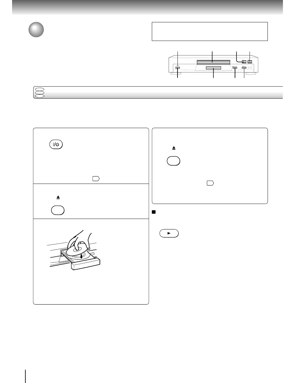 Basic playback, Playing a disc | Toshiba SD-2700 User Manual | Page 20 / 51