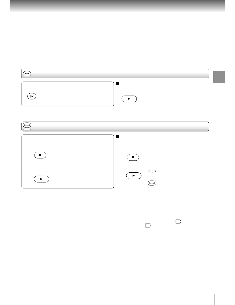 Playing in slow-motion, Resuming playback from the same location | Toshiba SD-2700 User Manual | Page 23 / 51