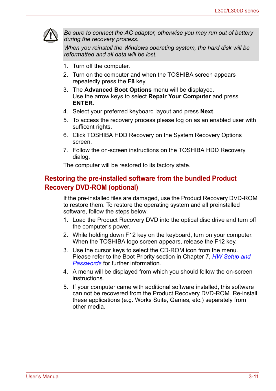 Toshiba Computer L300 User Manual | Page 59 / 186