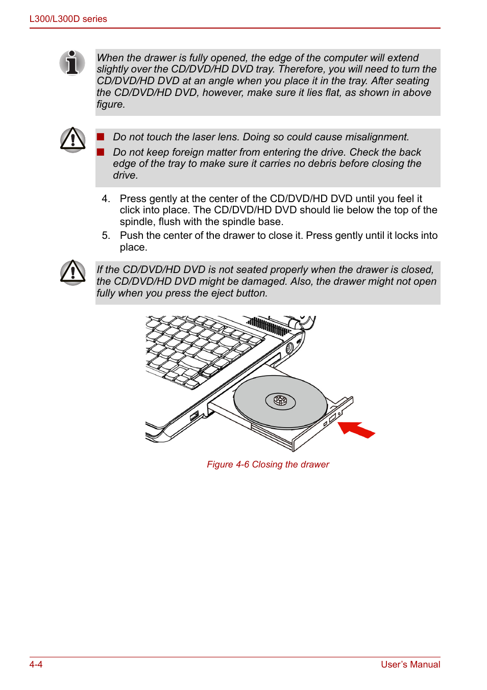 Toshiba Computer L300 User Manual | Page 64 / 186