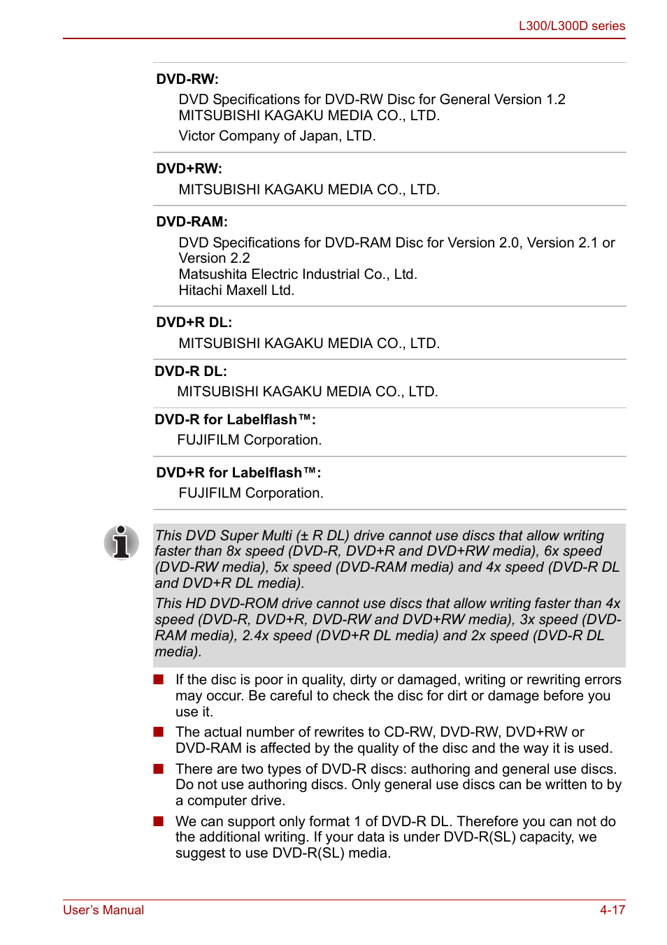 Toshiba Computer L300 User Manual | Page 77 / 186