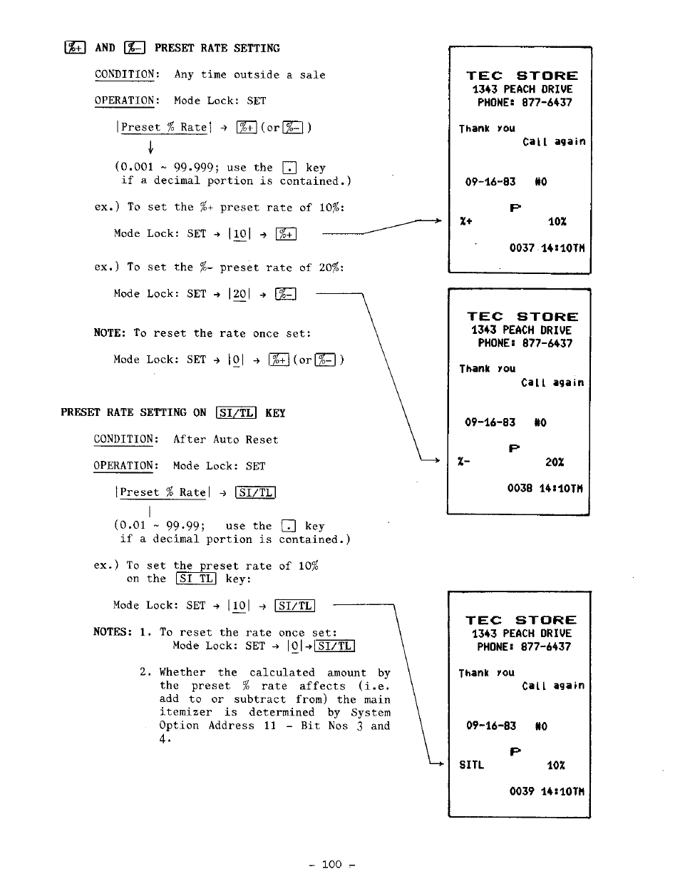 Toshiba TEC MA-1100-100 SERIES User Manual | Page 104 / 136