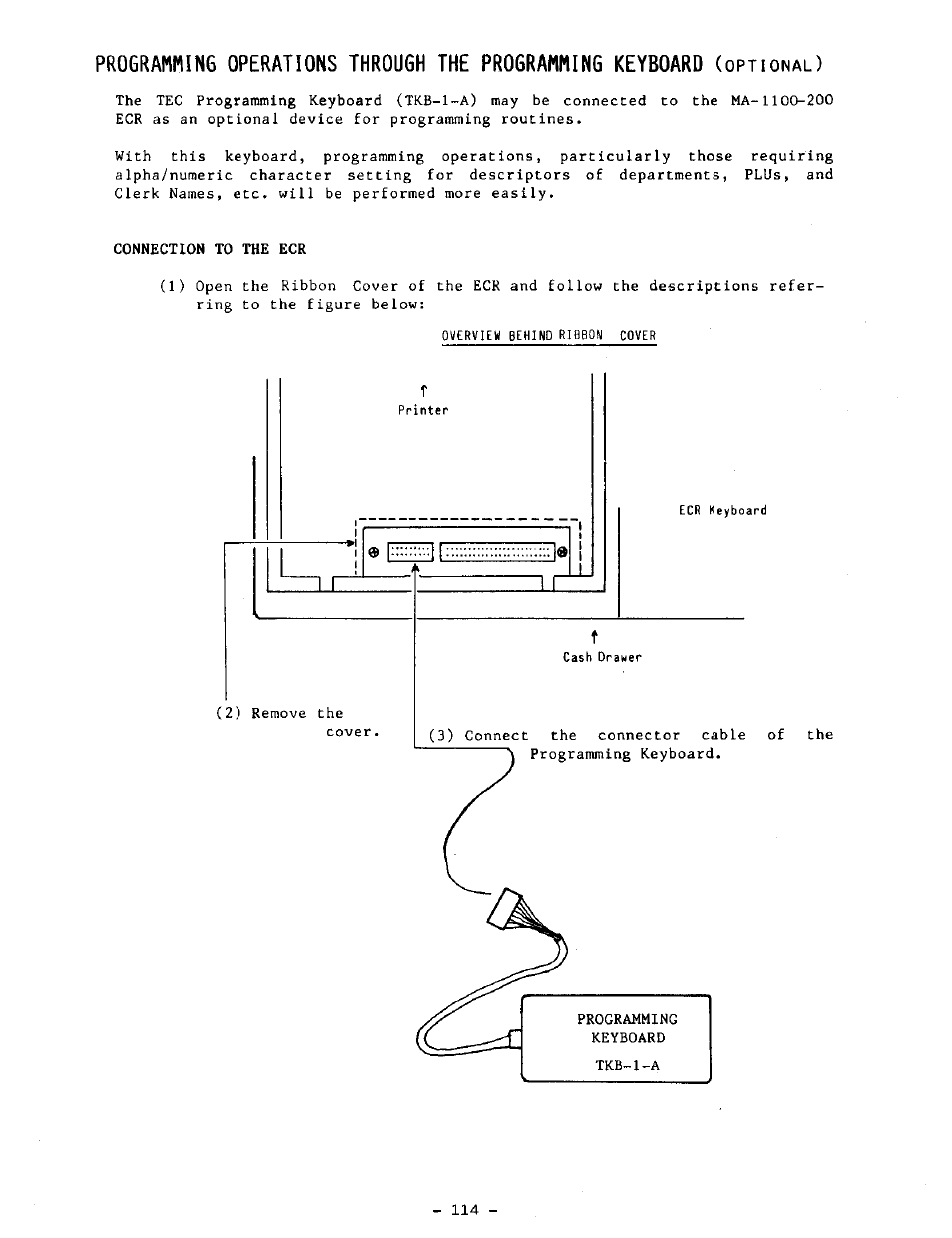 Toshiba TEC MA-1100-100 SERIES User Manual | Page 118 / 136