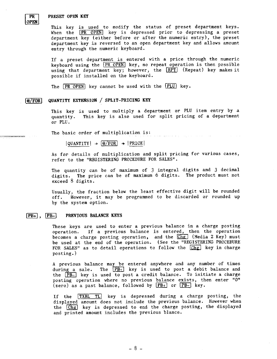 Toshiba TEC MA-1100-100 SERIES User Manual | Page 12 / 136