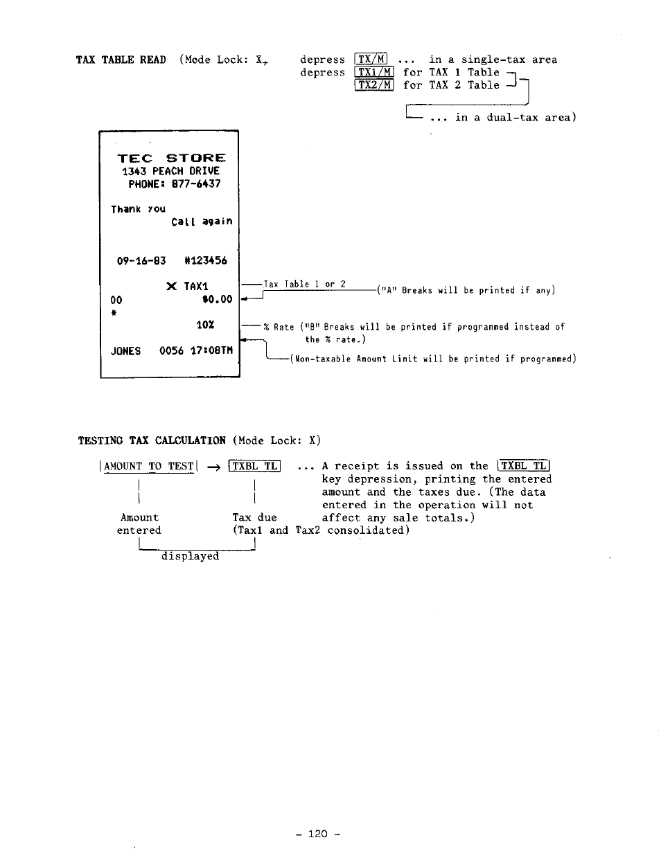 Toshiba TEC MA-1100-100 SERIES User Manual | Page 124 / 136