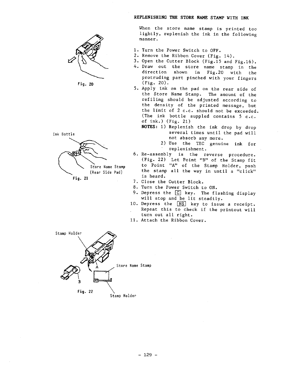 Toshiba TEC MA-1100-100 SERIES User Manual | Page 133 / 136
