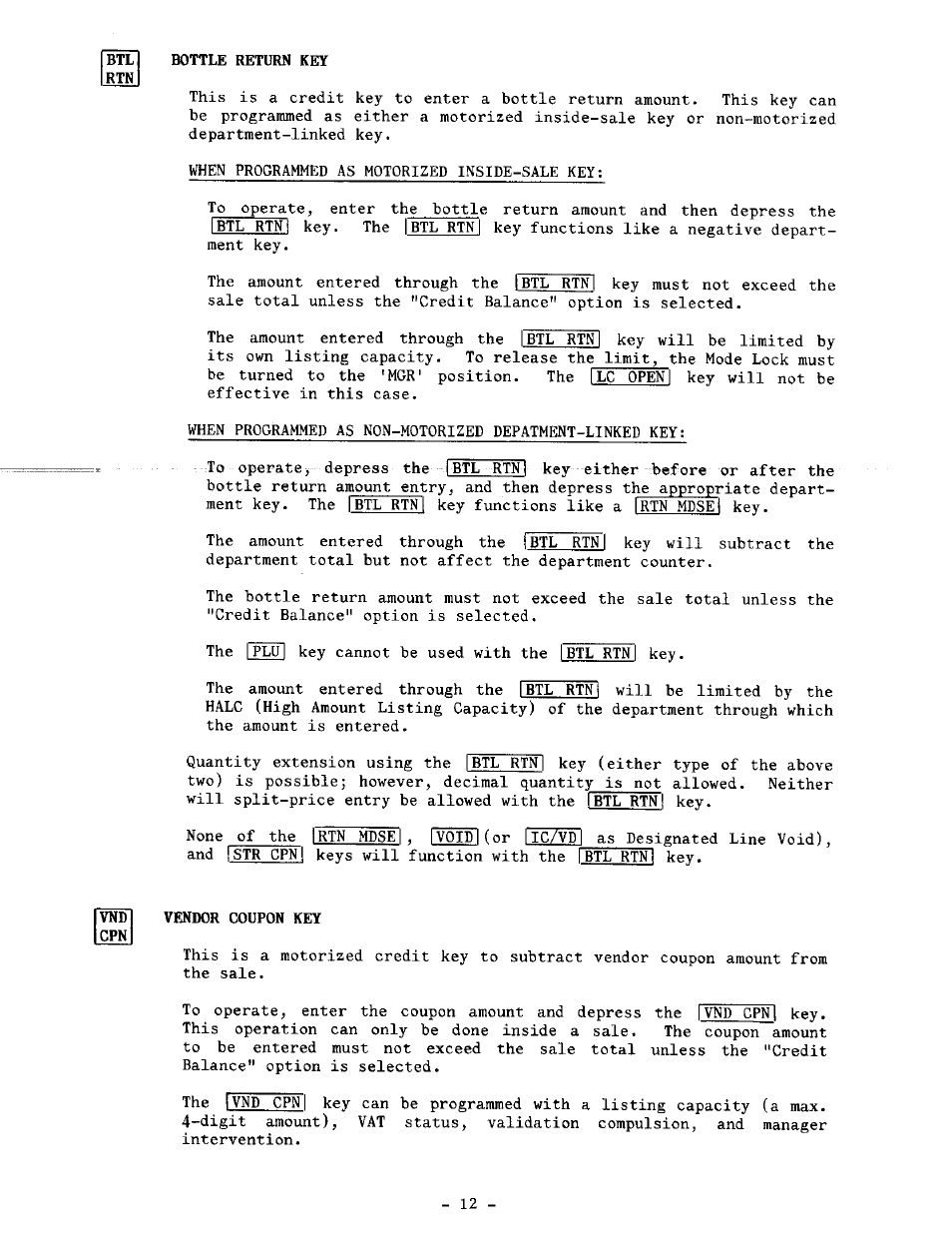 I. i, Cp?h | Toshiba TEC MA-1100-100 SERIES User Manual | Page 16 / 136