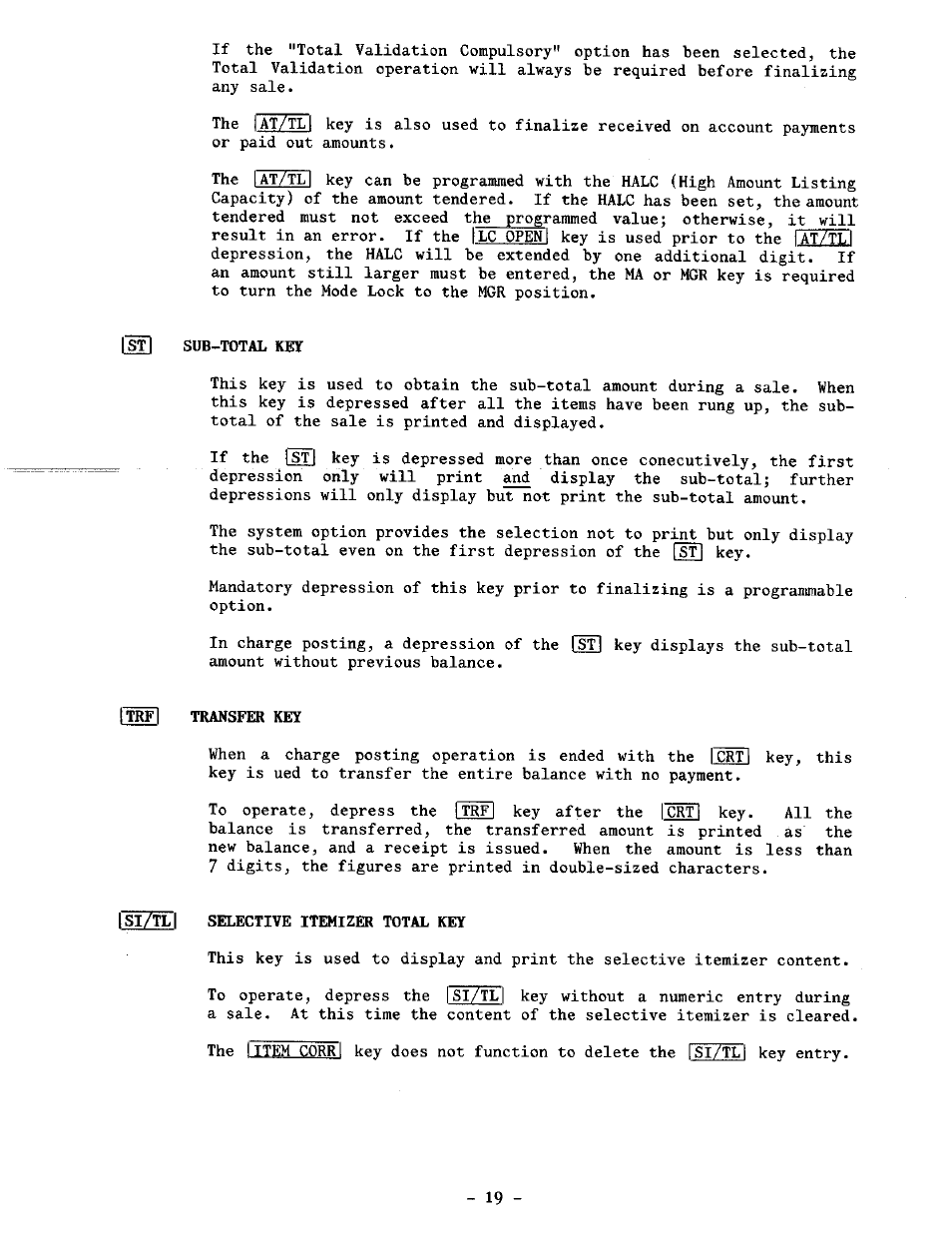 Toshiba TEC MA-1100-100 SERIES User Manual | Page 23 / 136