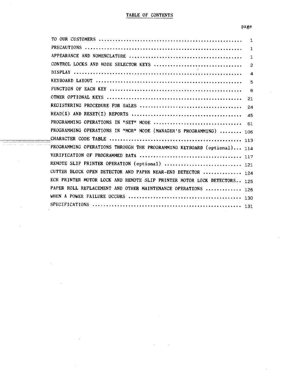 Toshiba TEC MA-1100-100 SERIES User Manual | Page 3 / 136