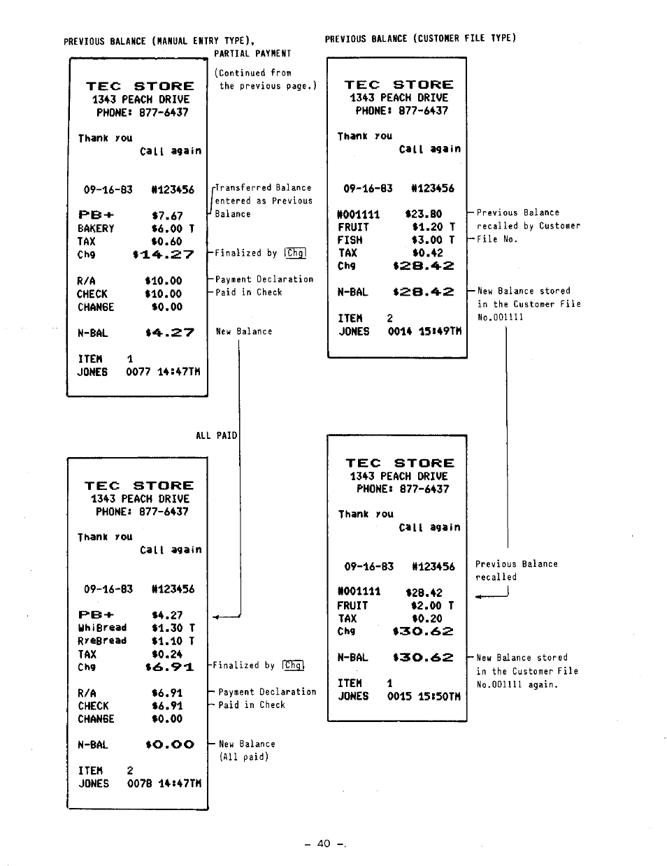 Toshiba TEC MA-1100-100 SERIES User Manual | Page 44 / 136