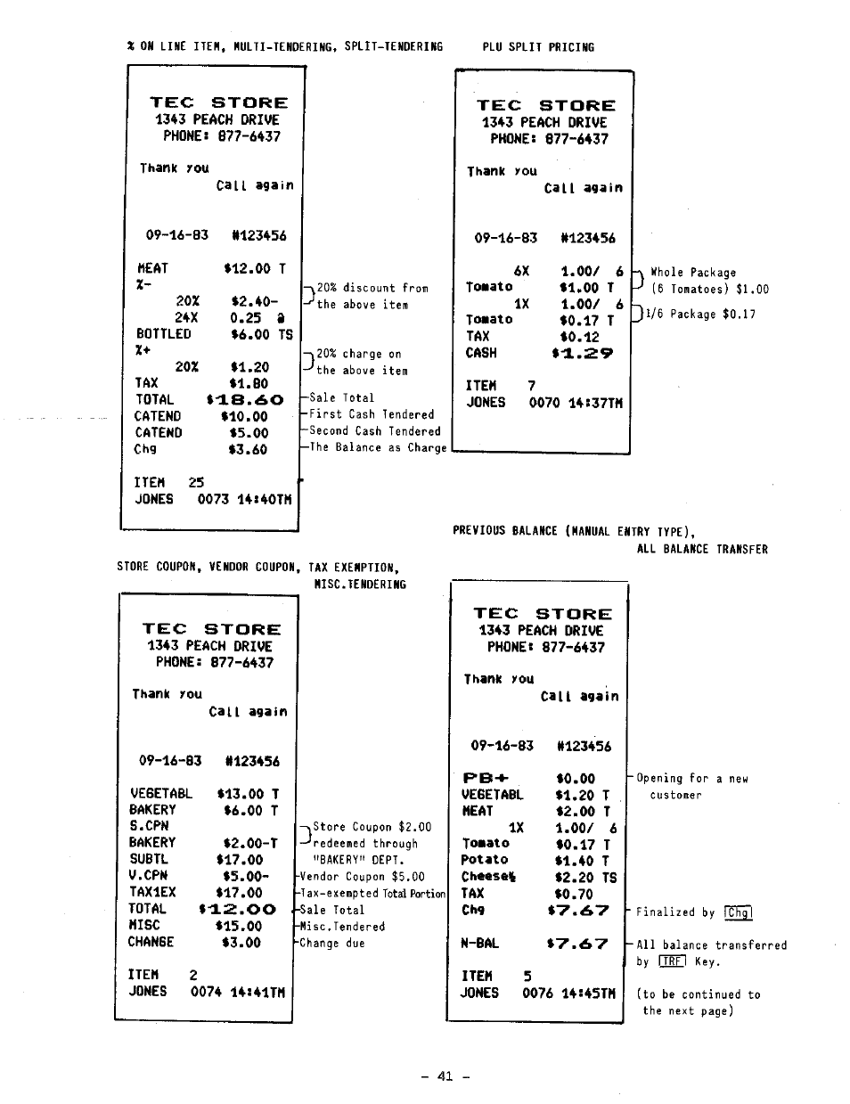 Toshiba TEC MA-1100-100 SERIES User Manual | Page 45 / 136