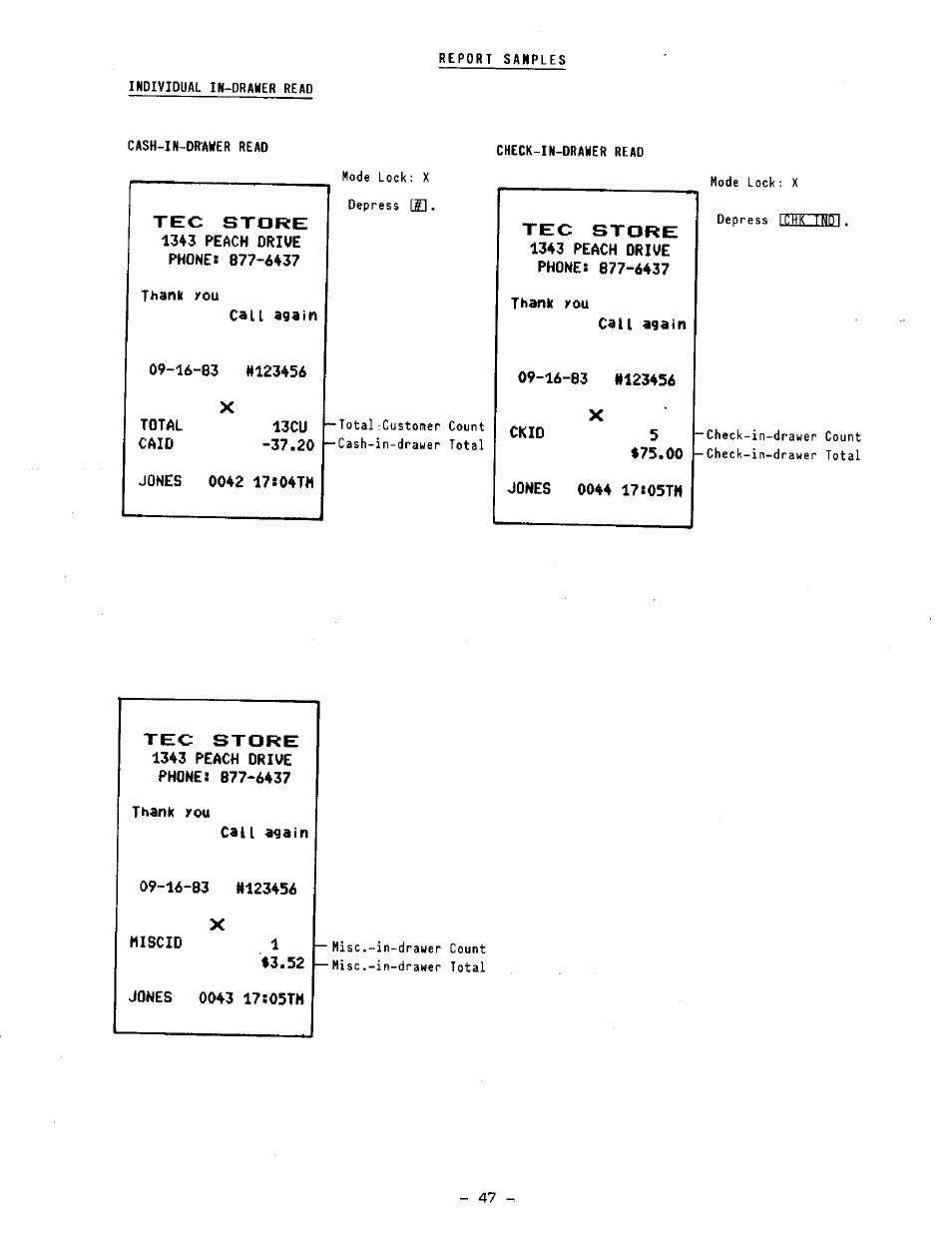 Toshiba TEC MA-1100-100 SERIES User Manual | Page 51 / 136