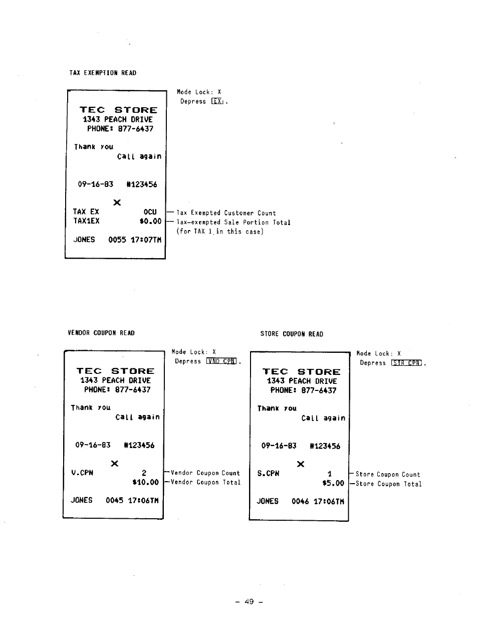 Toshiba TEC MA-1100-100 SERIES User Manual | Page 53 / 136