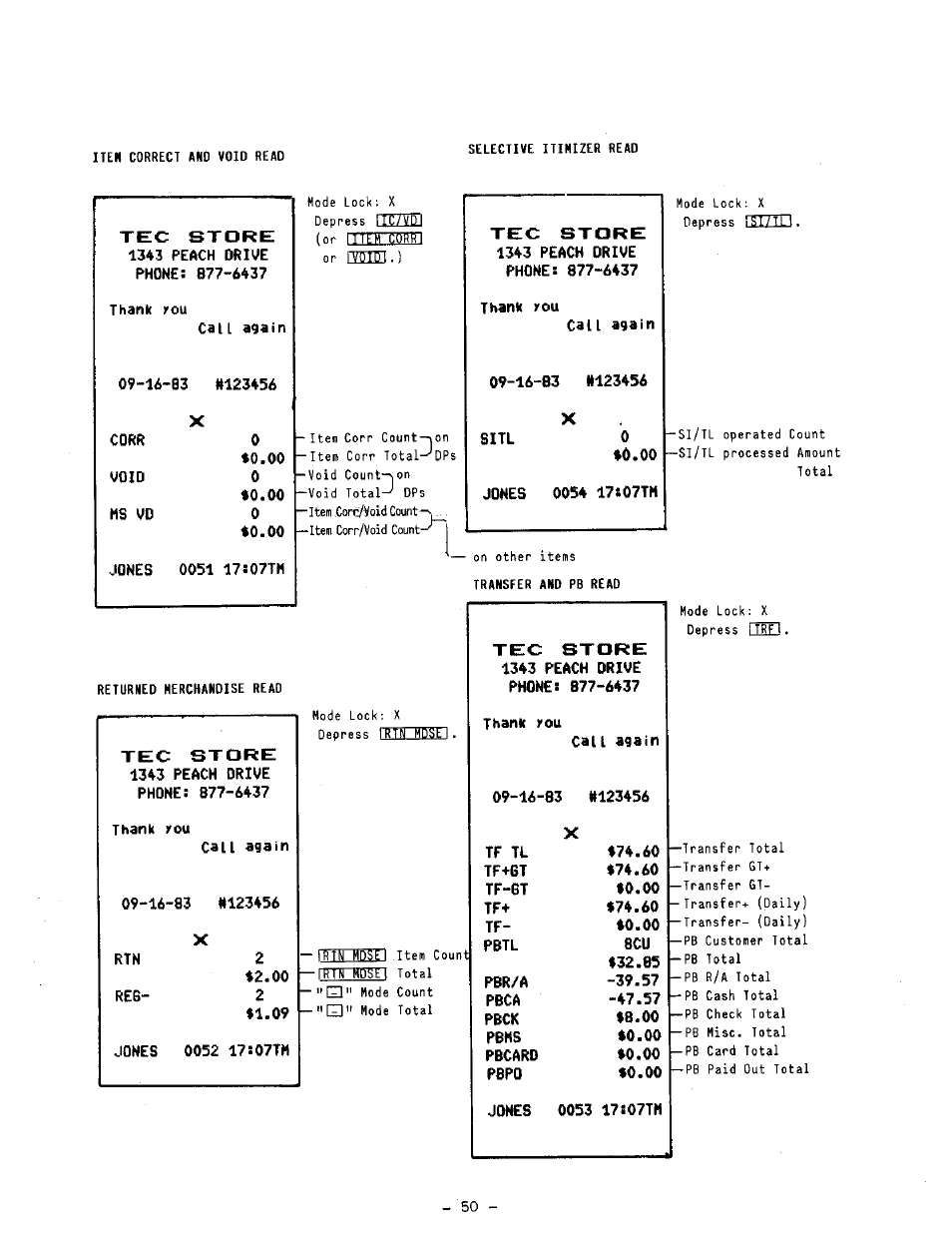 Or in eh | Toshiba TEC MA-1100-100 SERIES User Manual | Page 54 / 136