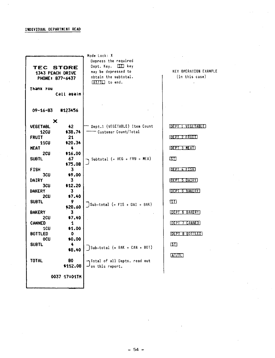 Toshiba TEC MA-1100-100 SERIES User Manual | Page 58 / 136