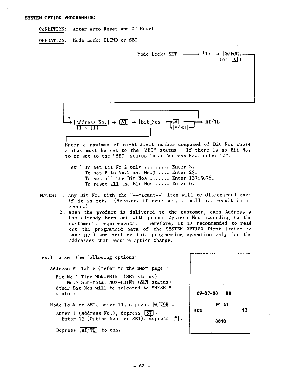 111 ■* l@/forl (or e) | Toshiba TEC MA-1100-100 SERIES User Manual | Page 66 / 136