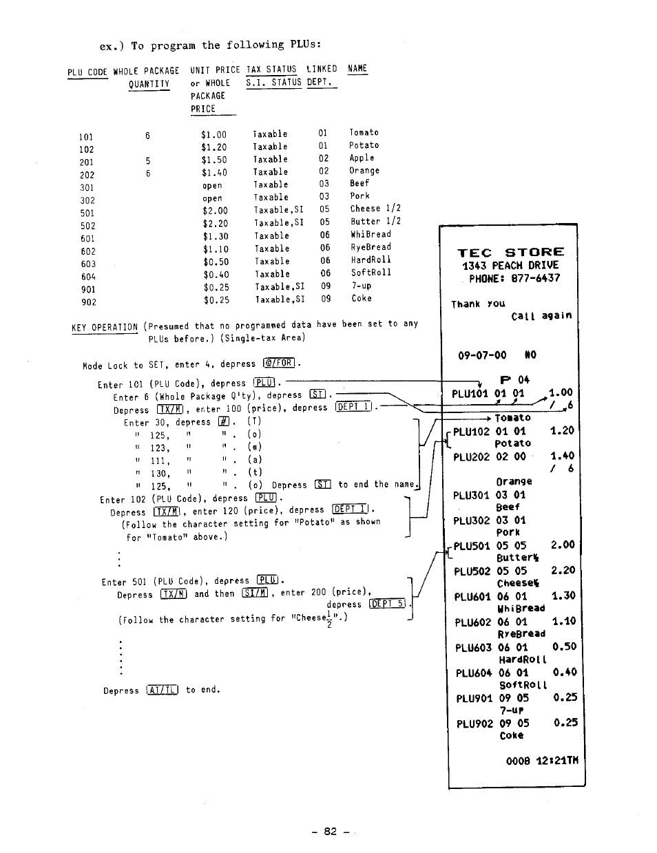 Toshiba TEC MA-1100-100 SERIES User Manual | Page 86 / 136